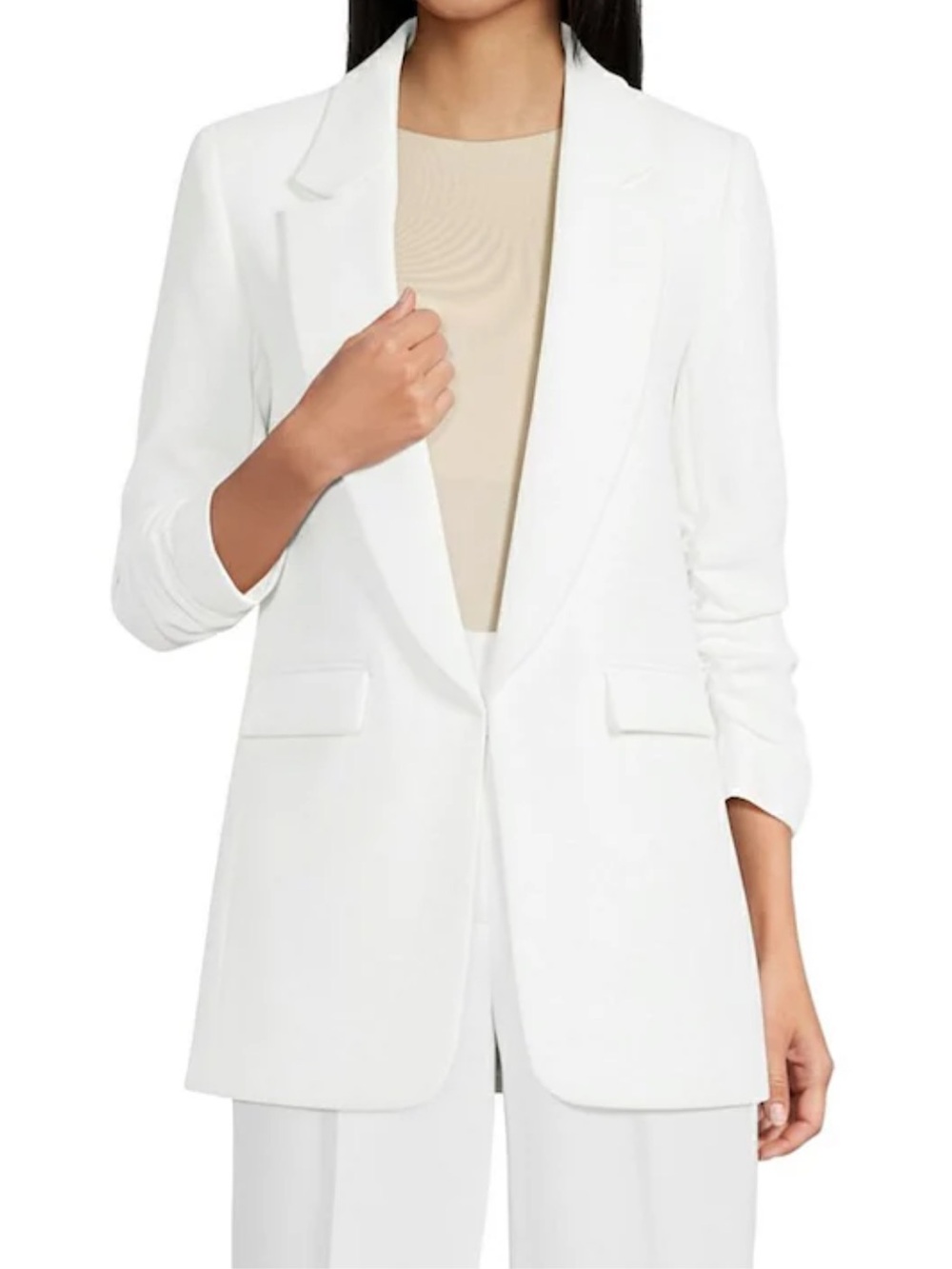 Gianni Bini white Blazer | size 4 | womens
